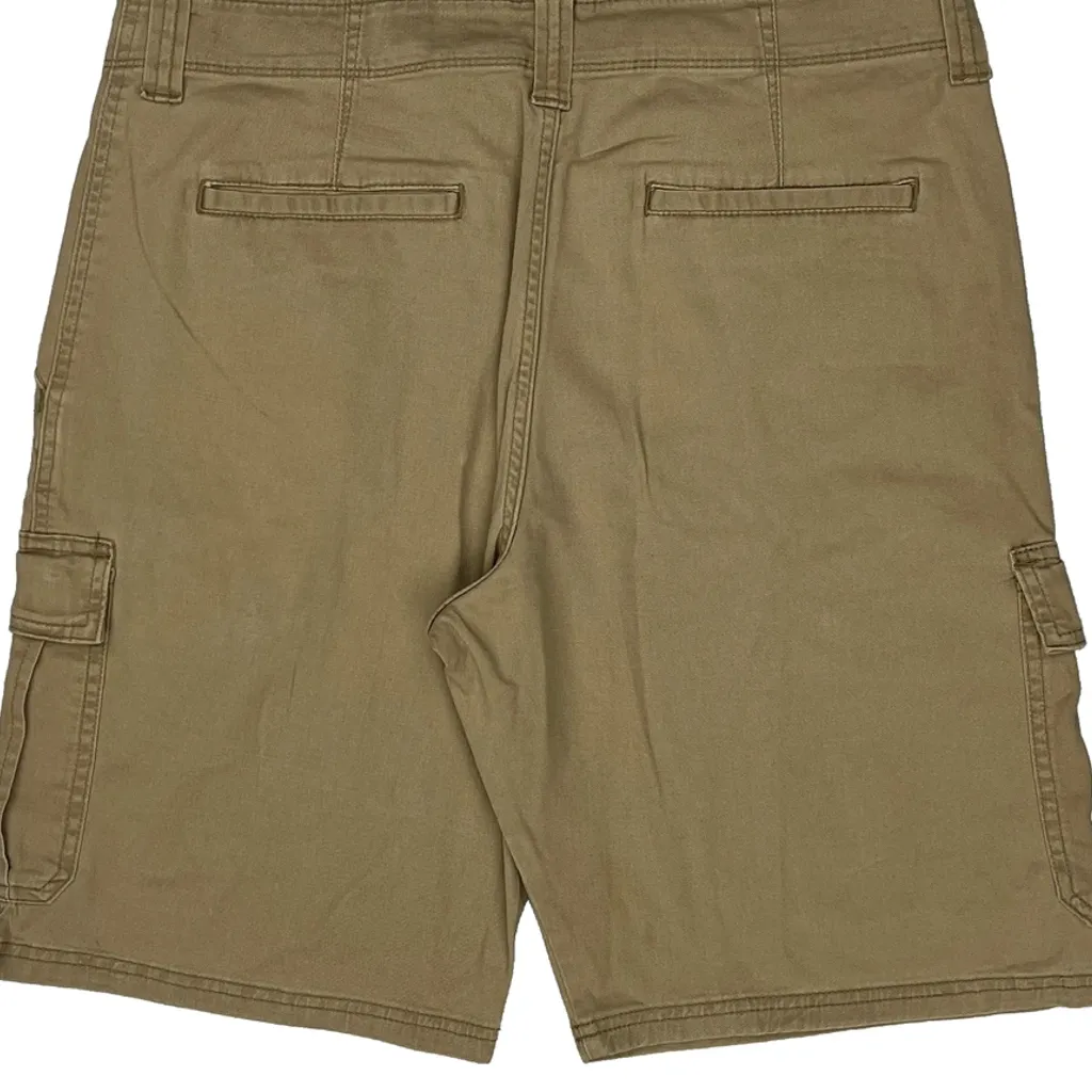 Wrangler Cargo Shorts - 34W 10L Khaki Cotton - Image 7
