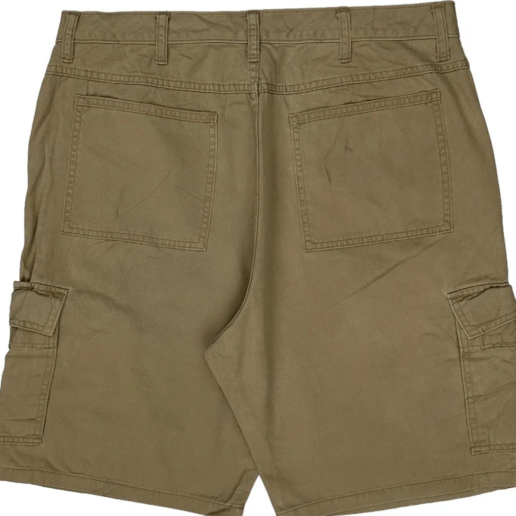 Wrangler Cargo Shorts - 36W 11L Khaki Cotton - Image 7