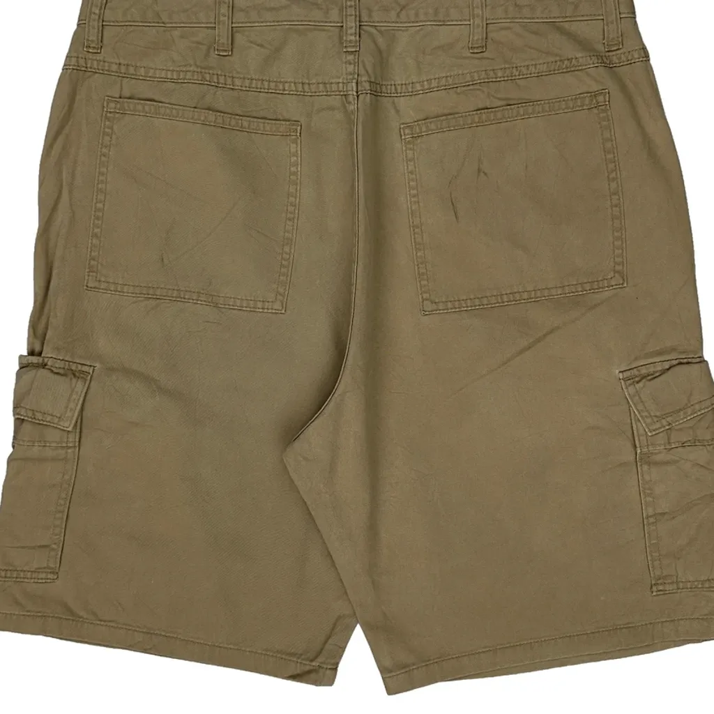 Wrangler Cargo Shorts - 36W 11L Khaki Cotton - Image 8