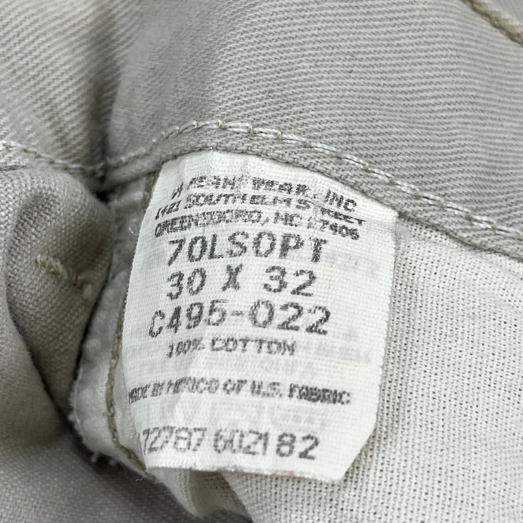 Wrangler Cargo Trousers - 29W 32L Beige Cotton - Image 6