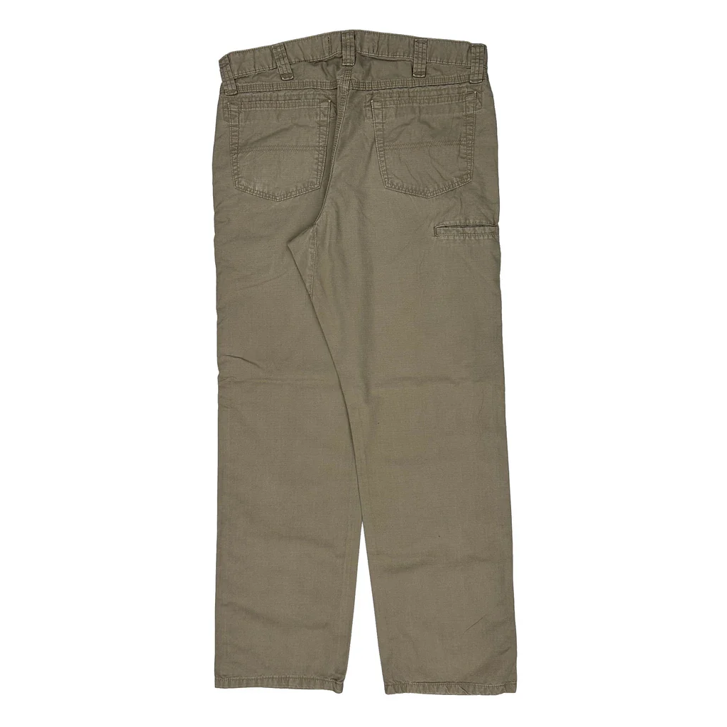 Wrangler Cargo Trousers - 34W 31L Beige Cotton
