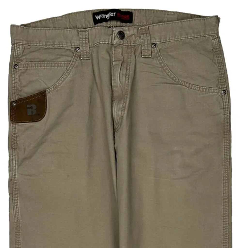 Wrangler Cargo Trousers - 34W 31L Beige Cotton - Image 11