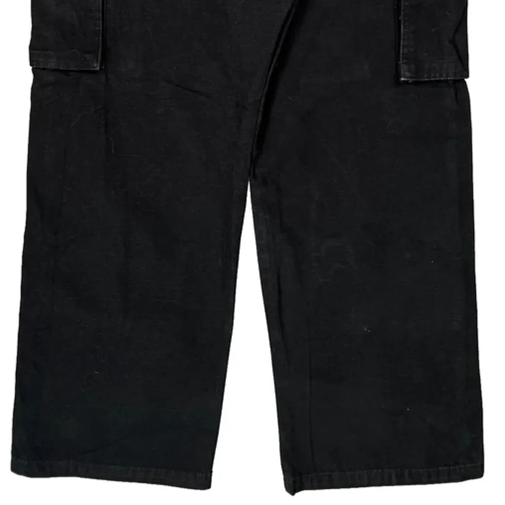 Wrangler Cargo Trousers - 32W 30L Black Cotton - Image 7