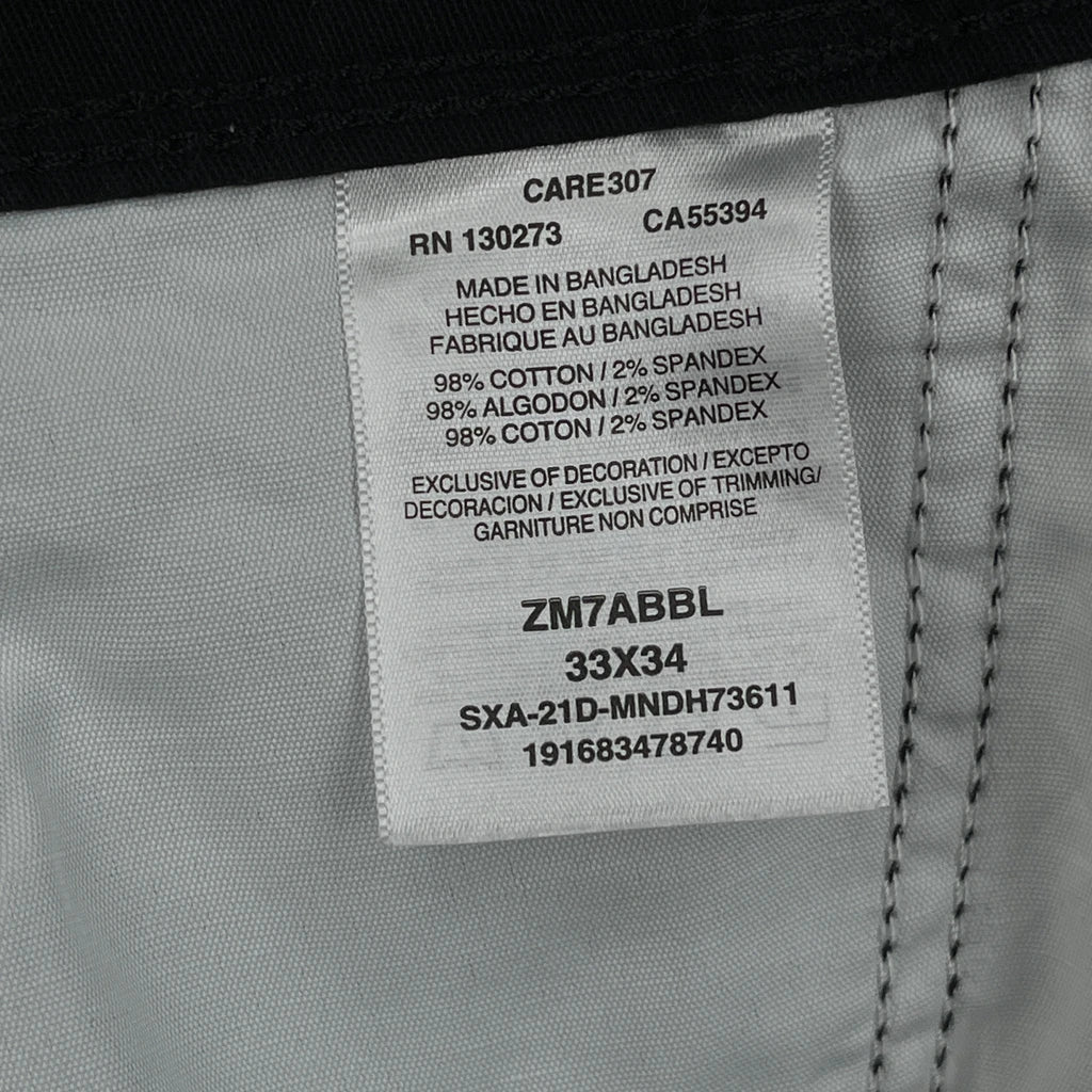 Wrangler Cargo Trousers - 33W 32L Black Cotton - Image 6