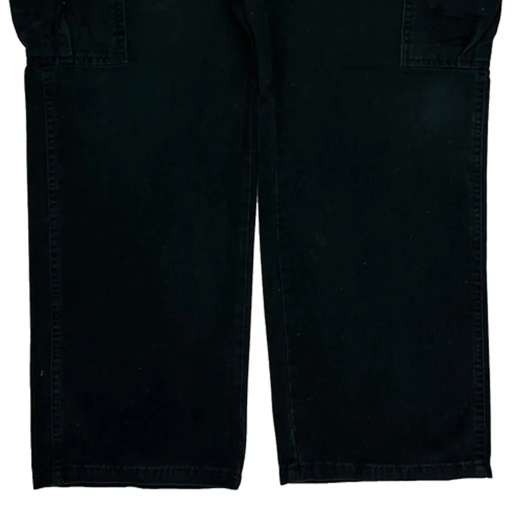Wrangler Cargo Trousers - 34W 29L Black Cotton - Image 10
