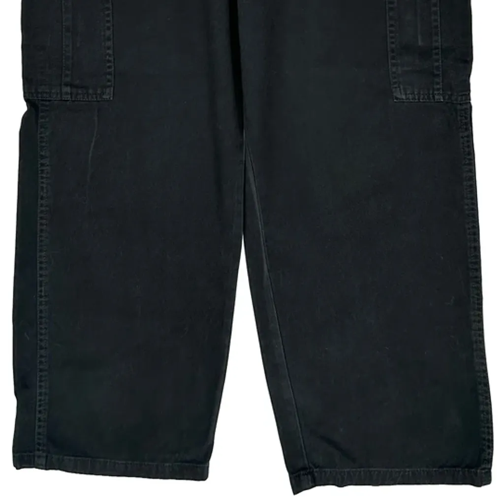 Wrangler Cargo Trousers - 38W 29L Black Cotton - Image 10