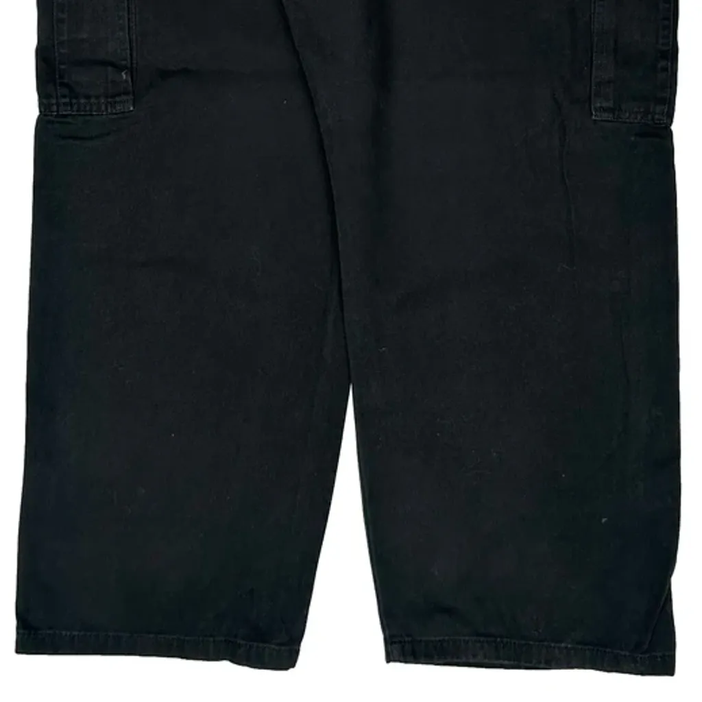 Wrangler Cargo Trousers - 38W 29L Black Cotton - Image 8