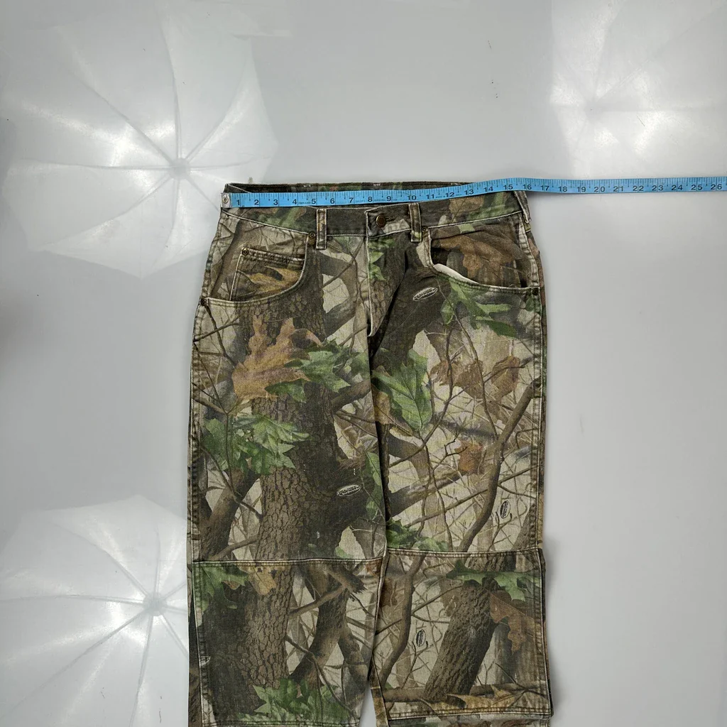 Wrangler Camo Cargo Trousers - 31W 30L Camo Cotton - Image 3