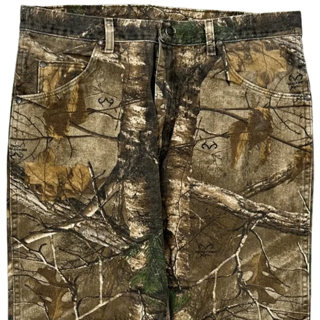 Wrangler Camo Cargo Trousers - 34W 30L Camo Cotton - Image 10