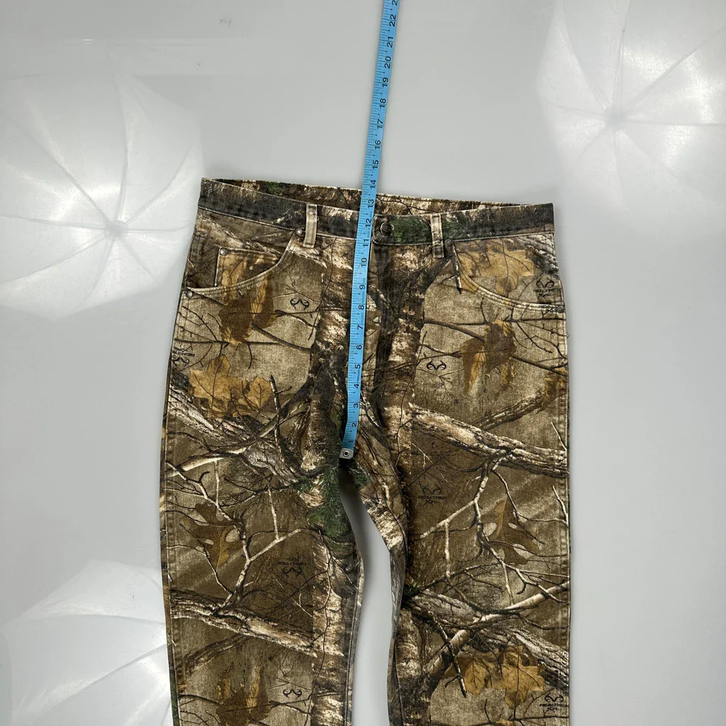 Wrangler Camo Cargo Trousers - 34W 30L Camo Cotton - Image 4