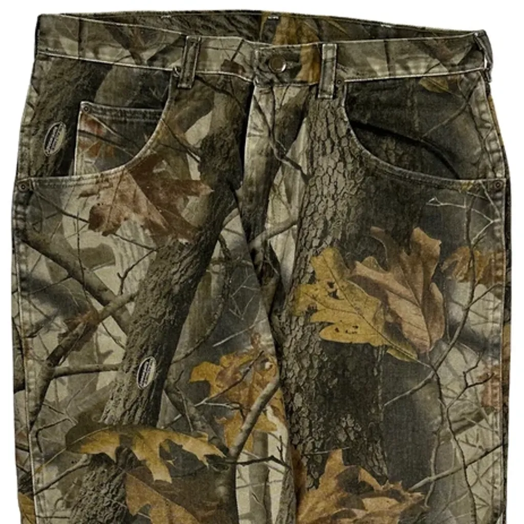 Wrangler Camo Cargo Trousers - 34W 30L Camo Cotton - Image 9