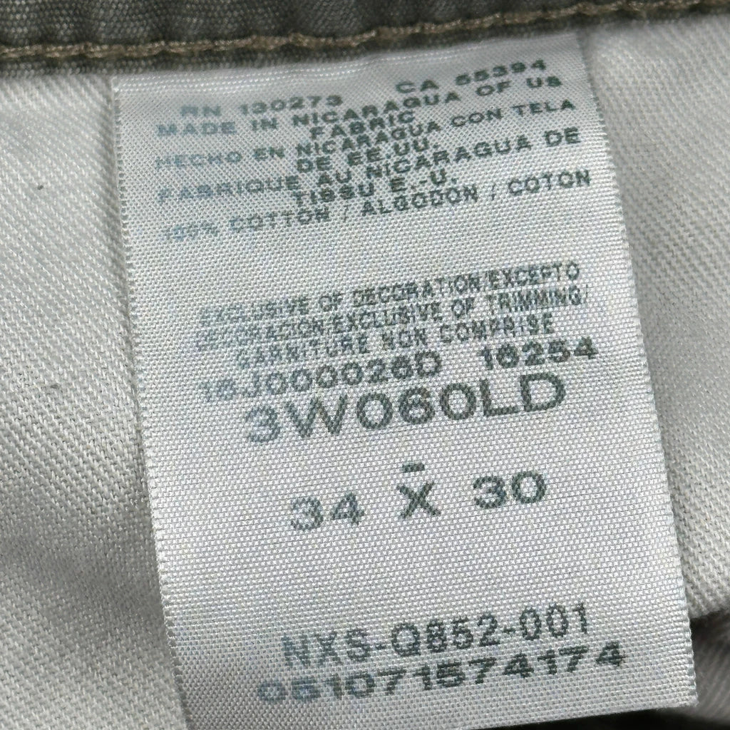 Wrangler Cargo Trousers - 34W 29L Green Cotton - Image 6