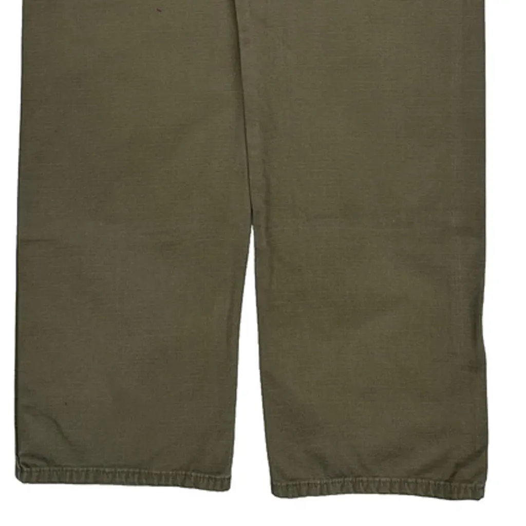 Wrangler Cargo Trousers - 31W 34L Khaki Cotton - Image 7