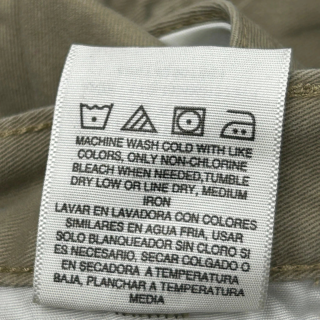 Wrangler Cargo Trousers - 32W 30L Khaki Cotton - Image 8