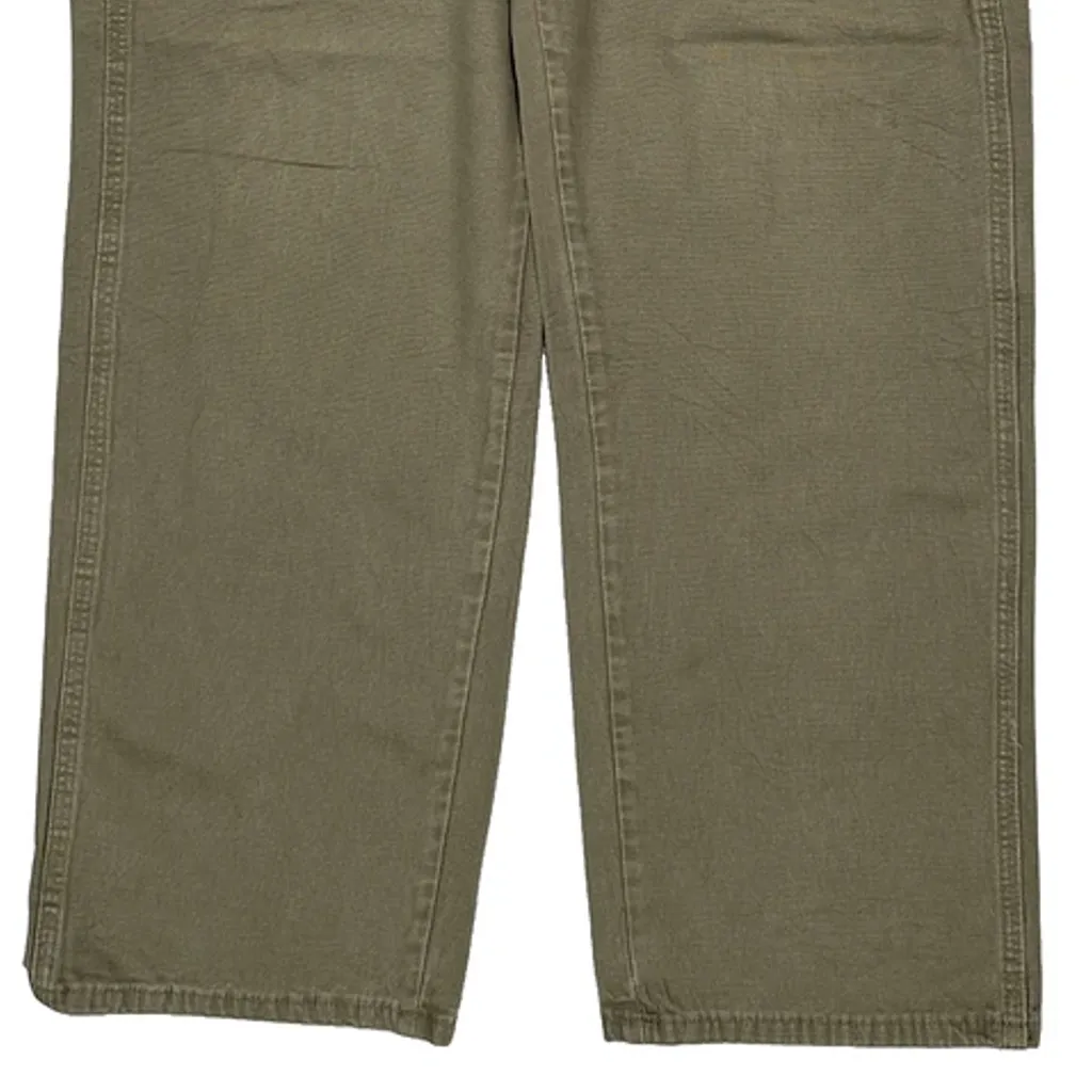 Wrangler Cargo Trousers - 36W 31L Khaki Cotton - Image 9