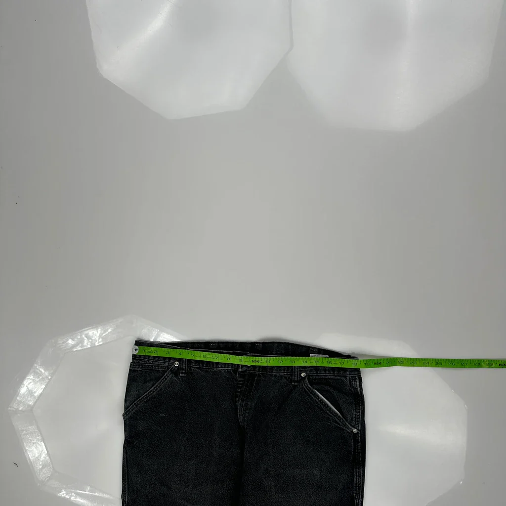 Wrangler Carpenter Jeans - 36W 32L Black Cotton - Image 3