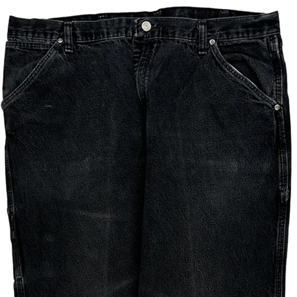Wrangler Carpenter Jeans - 36W 32L Black Cotton - Image 9