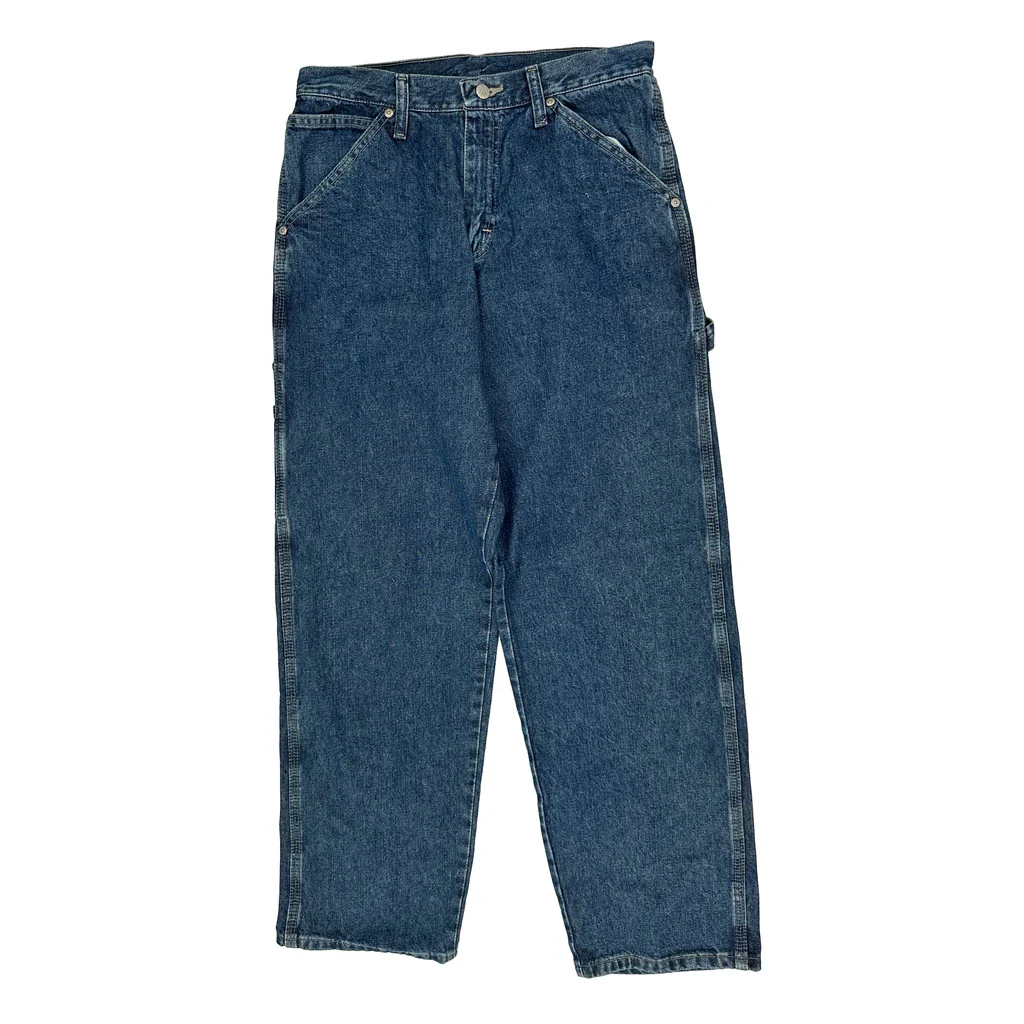 Wrangler Carpenter Jeans - 30W 30L Blue Cotton - Image 2