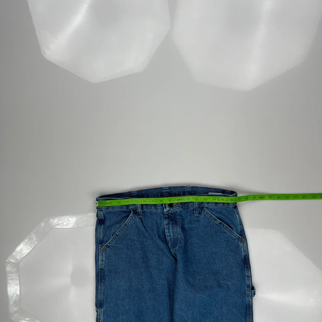 Wrangler Carpenter Jeans - 33W 34L Blue Cotton - Image 3