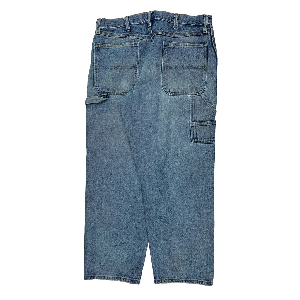 Wrangler Carpenter Jeans - 34W 30L Blue Cotton