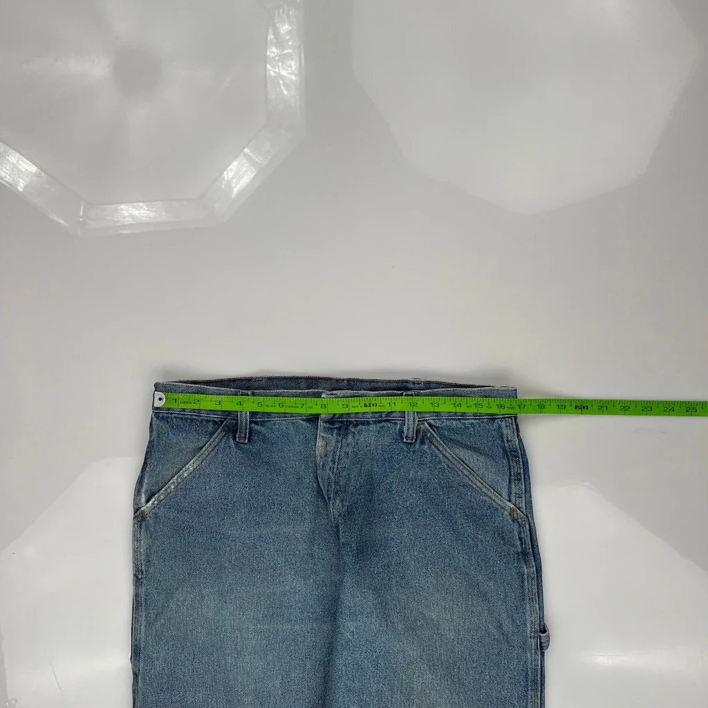 Wrangler Carpenter Jeans - 34W 30L Blue Cotton - Image 3