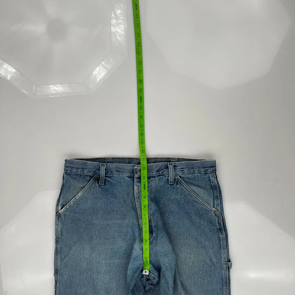 Wrangler Carpenter Jeans - 34W 30L Blue Cotton - Image 4