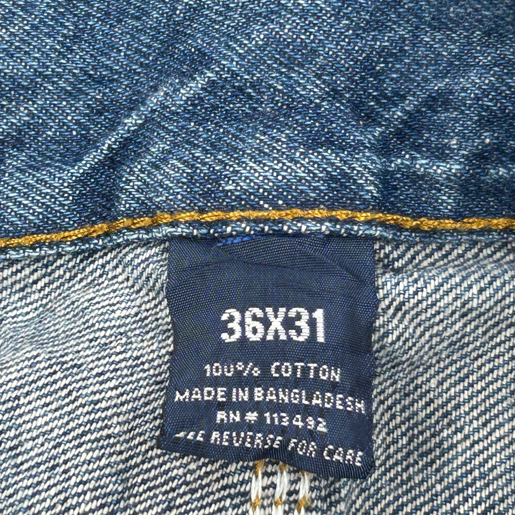 Wrangler Carpenter Jeans - 34W 30L Blue Cotton - Image 6