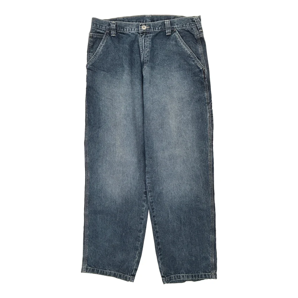 Wrangler Carpenter Jeans - 34W 32L Blue Cotton - Image 2