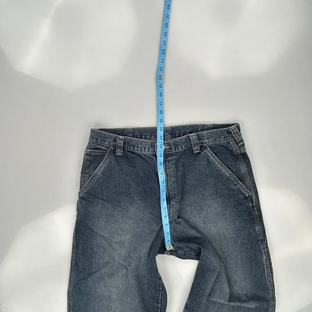 Wrangler Carpenter Jeans - 34W 32L Blue Cotton - Image 4