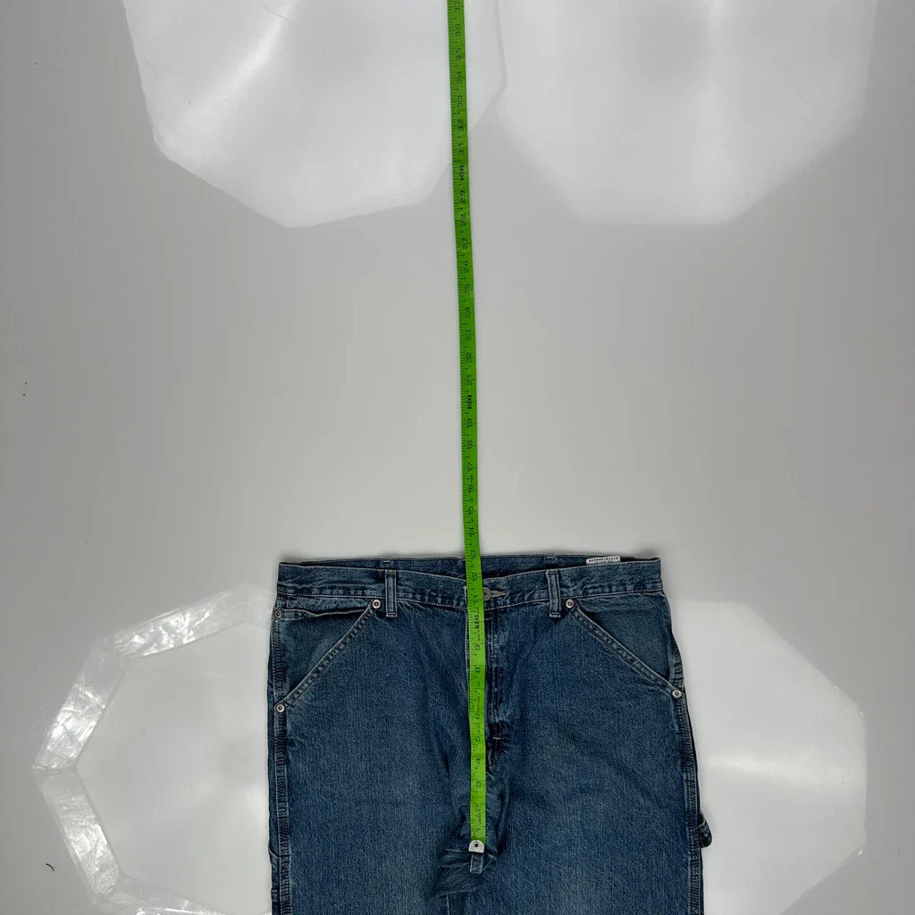 Wrangler Carpenter Jeans - 34W 31L Blue Cotton - Image 4