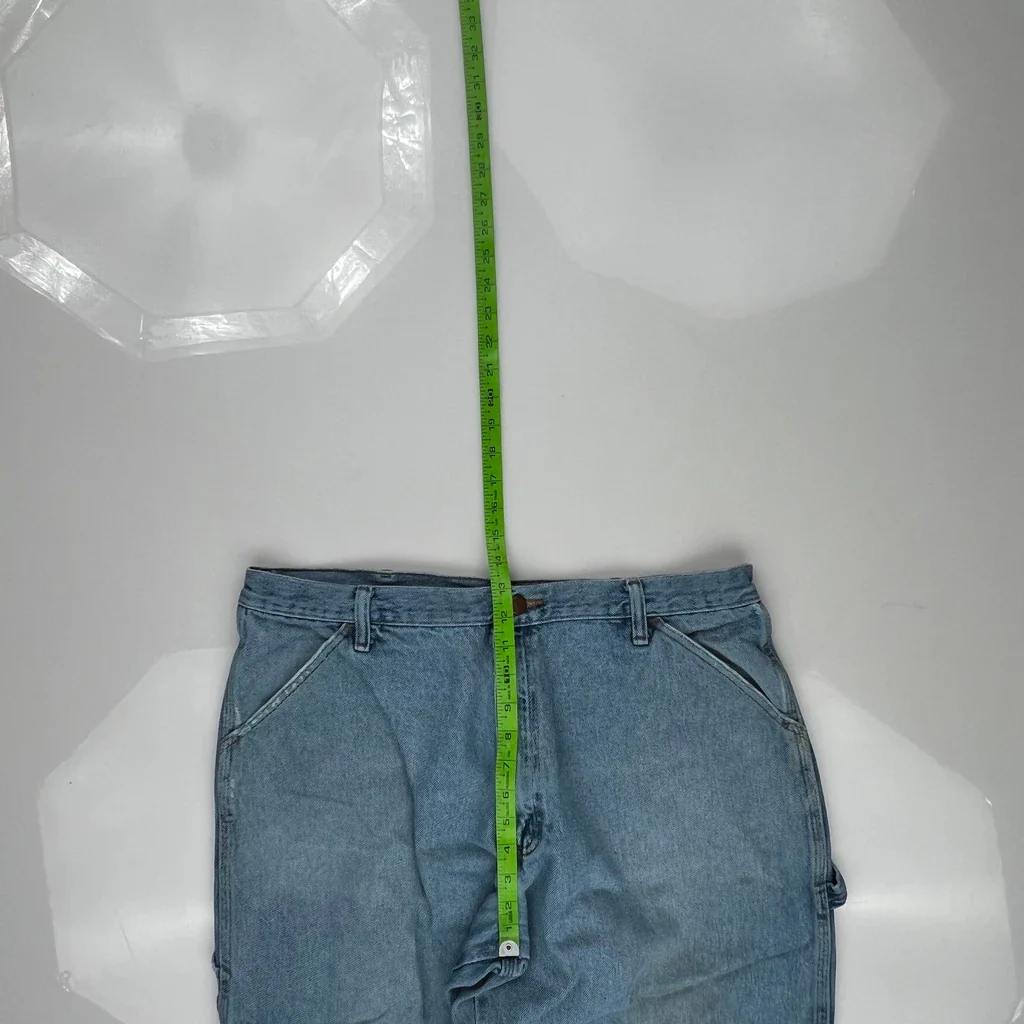 Wrangler Carpenter Jeans - 36W 31L Blue Cotton - Image 4
