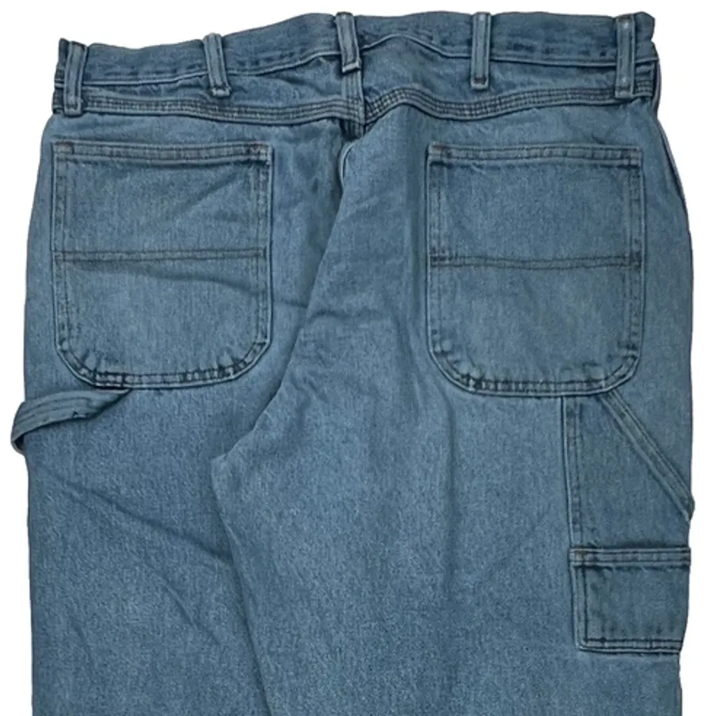 Wrangler Carpenter Jeans - 36W 31L Blue Cotton - Image 8