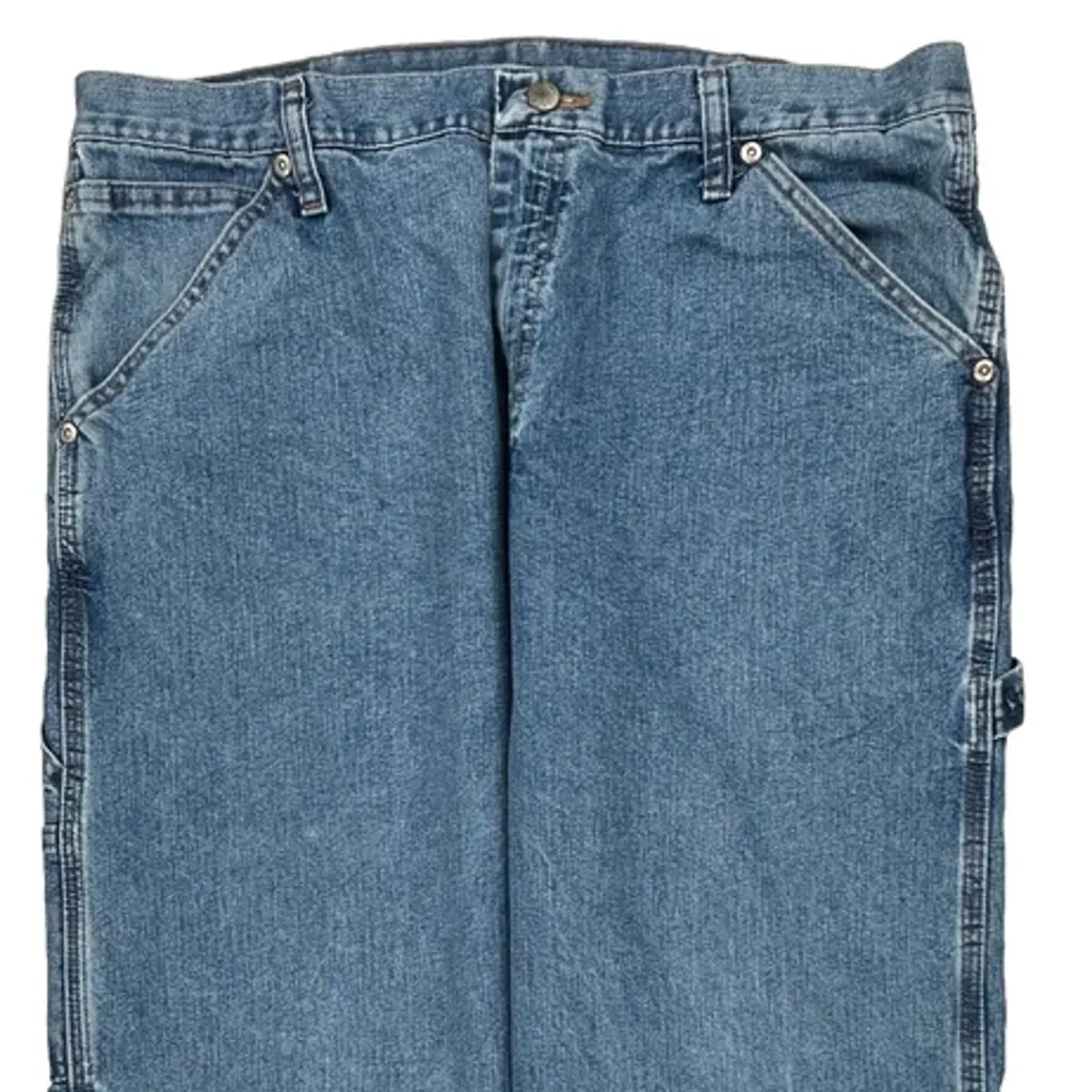 Wrangler Carpenter Jeans - 36W 32L Blue Denim - Image 9