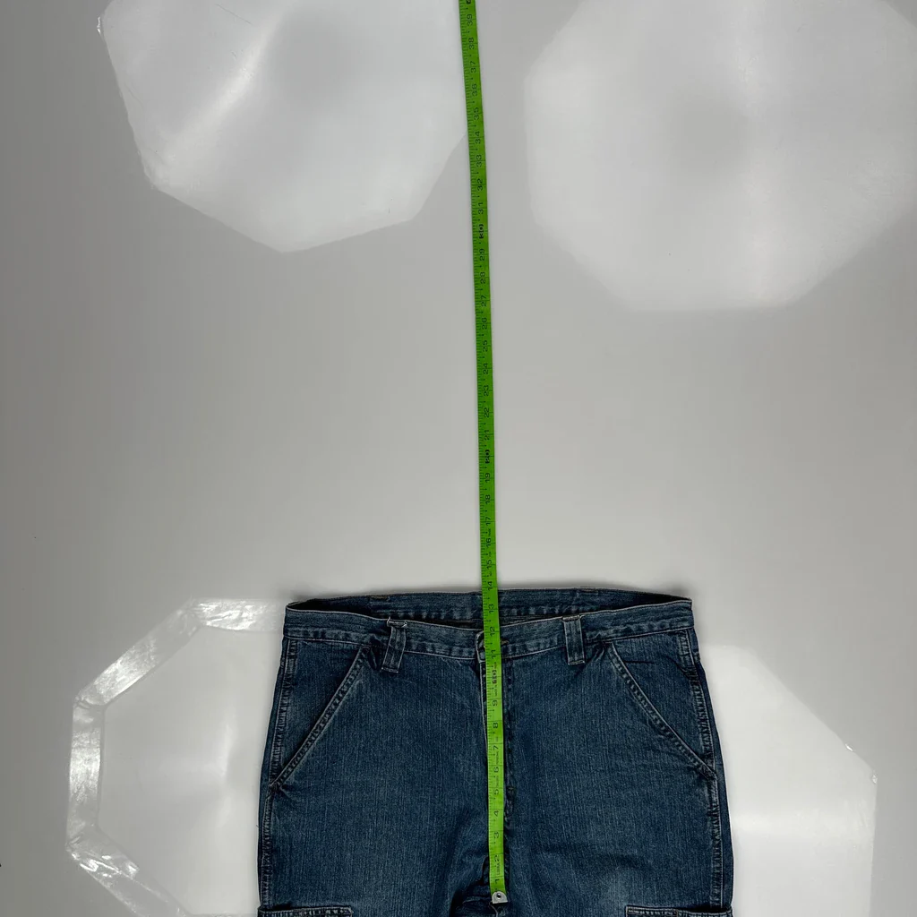 Wrangler Carpenter Jeans - 36W 30L Blue Cotton - Image 4