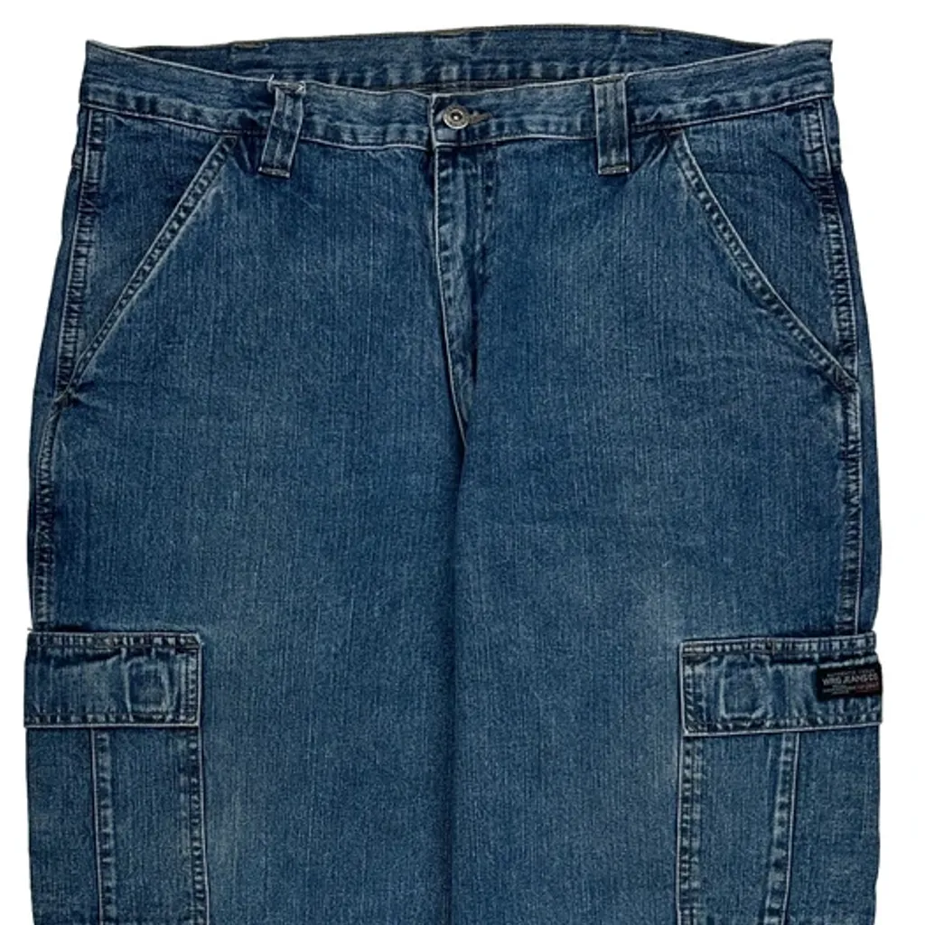 Wrangler Carpenter Jeans - 36W 30L Blue Cotton - Image 9
