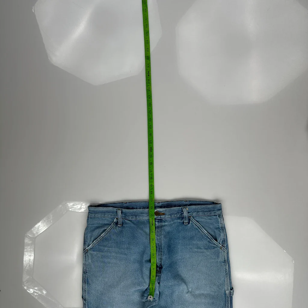 Wrangler Carpenter Jeans - 36W 28L Blue Cotton - Image 4