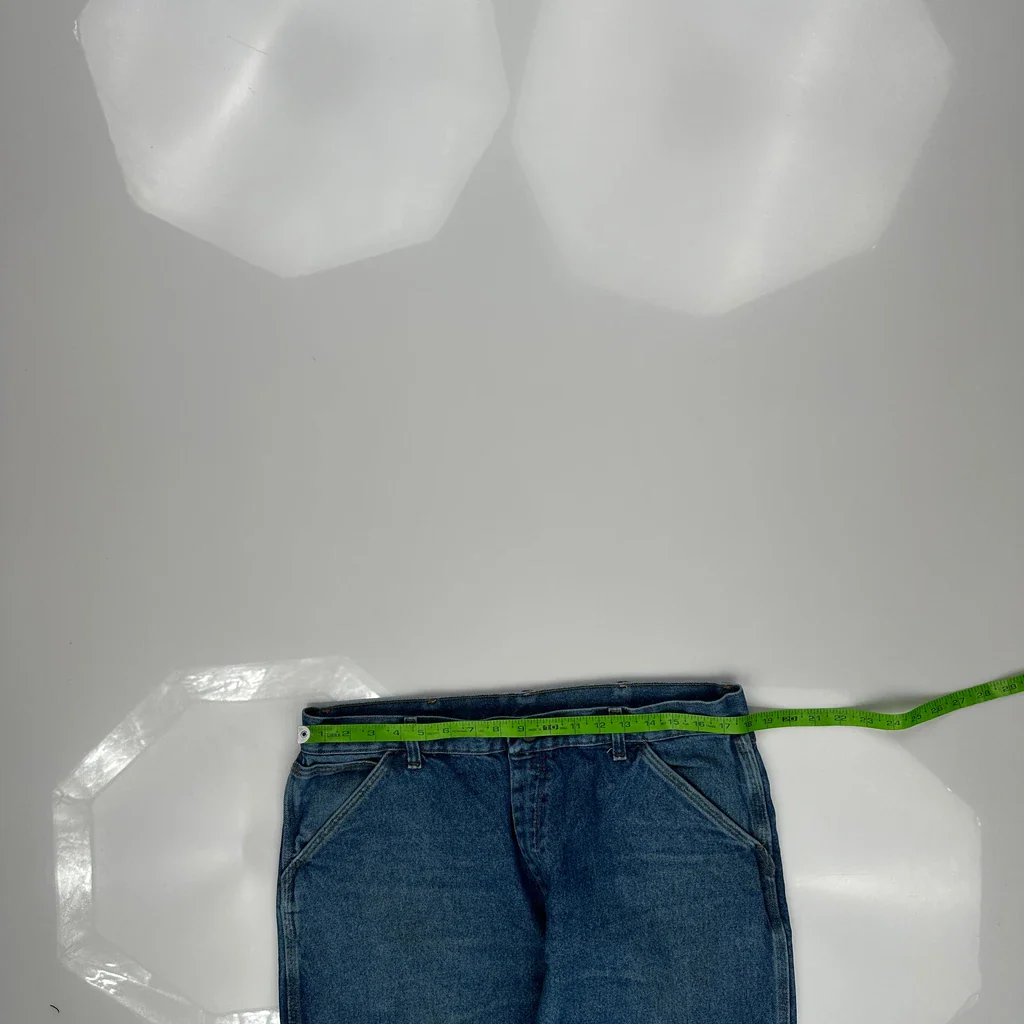 Wrangler Carpenter Jeans - 36W 31L Blue Cotton - Image 3