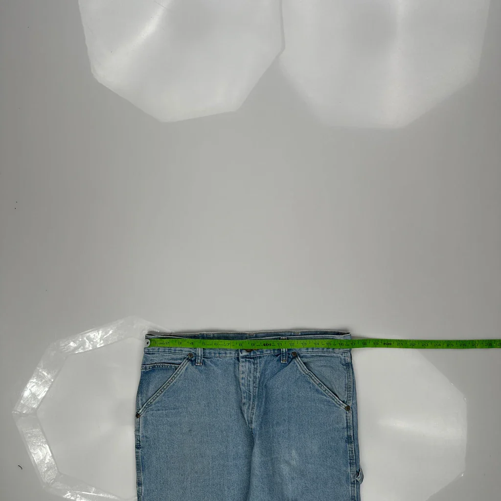 Wrangler Carpenter Jeans - 34W 34L Light Wash Denim - Image 3