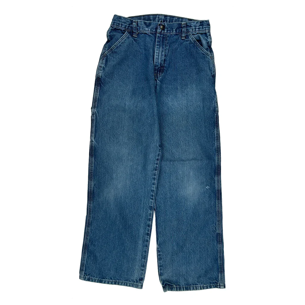 Wrangler Carpenter Jeans - 26W UK 4 Blue Cotton - Image 2