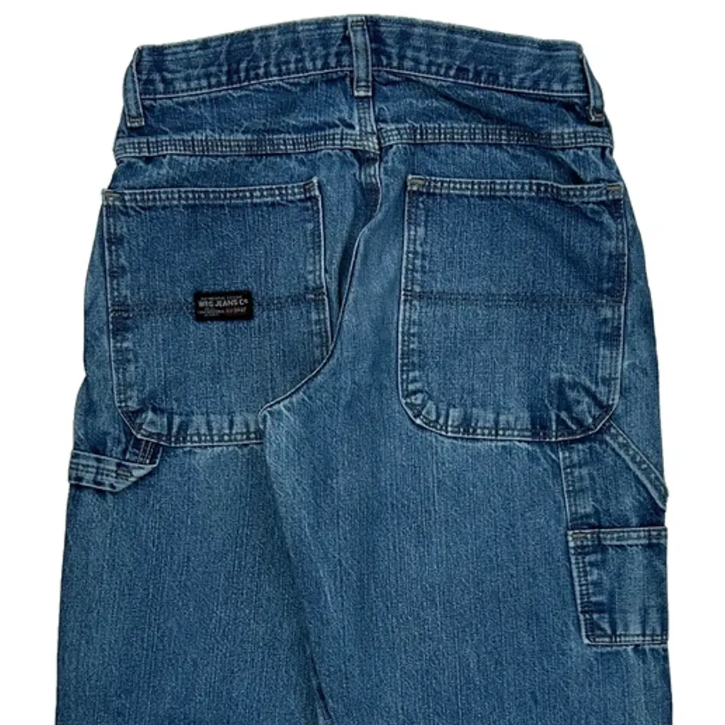 Wrangler Carpenter Jeans - 26W UK 4 Blue Cotton - Image 7
