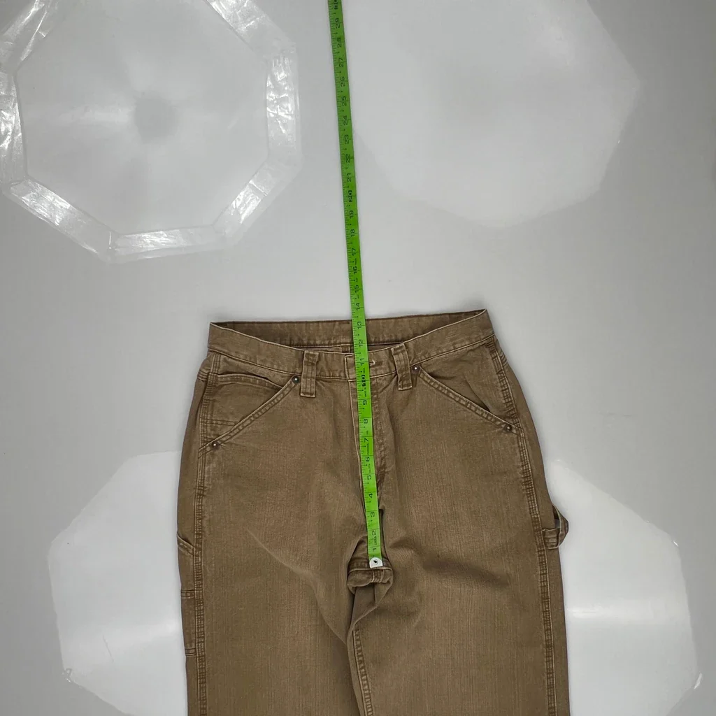 Wrangler Carpenter Pants - 31W 34L Brown Cotton - Image 4