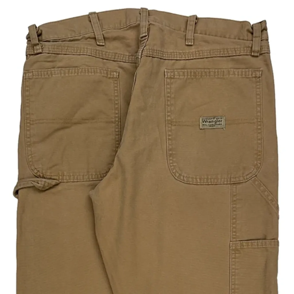 Wrangler Carpenter Pants - 32W 30L Brown Cotton - Image 7