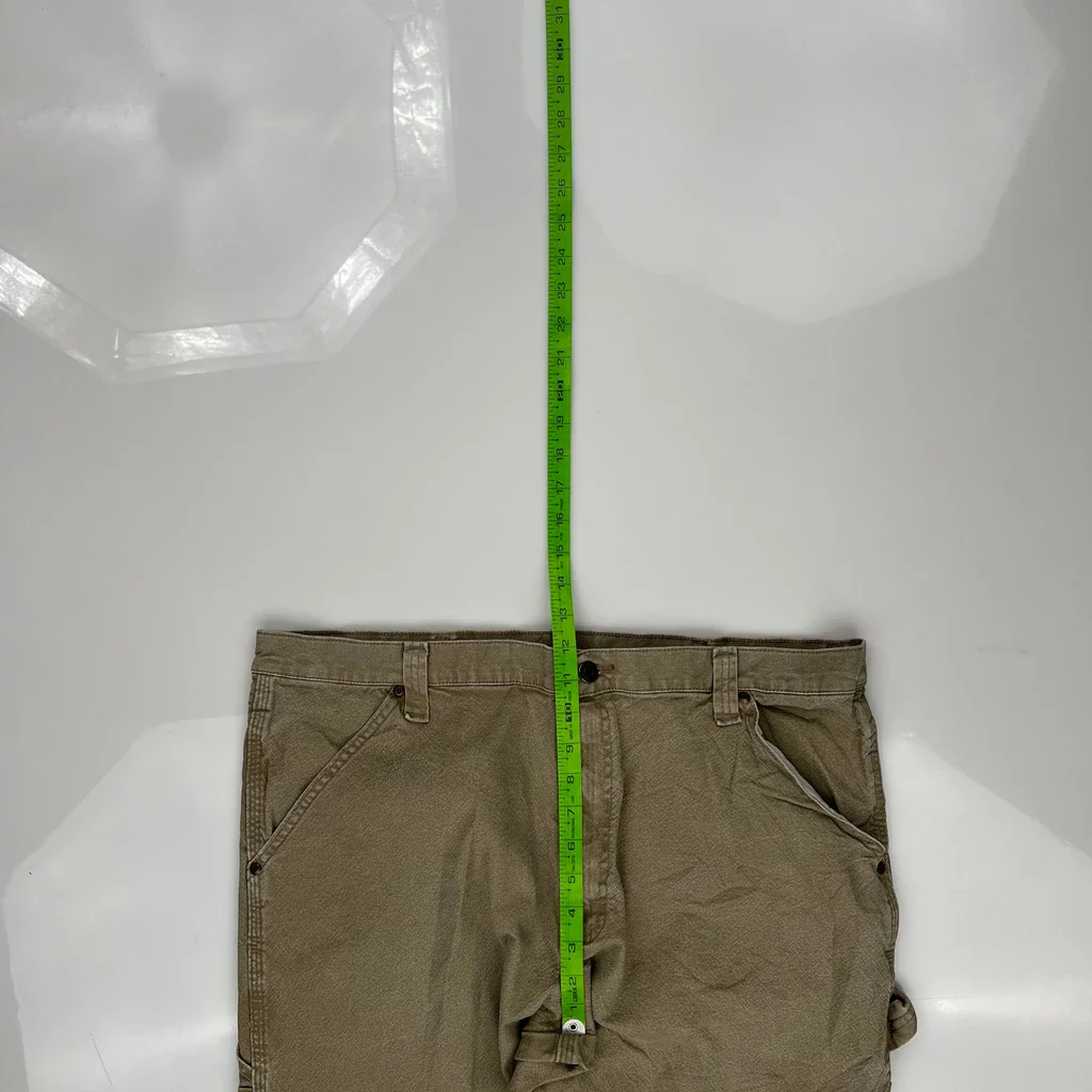 Wrangler Carpenter Pants - 36W 30L Brown Cotton - Image 4