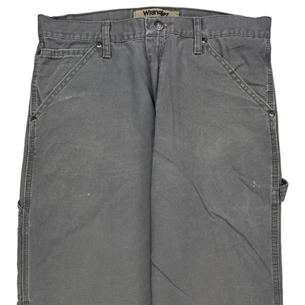Wrangler Carpenter Pants - 32W 33L Gray Cotton - Image 9