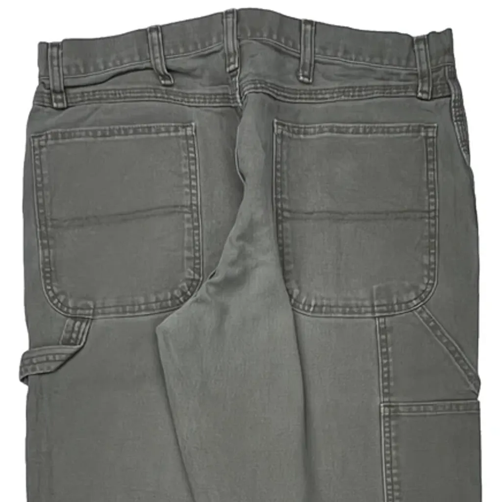 Wrangler Carpenter Pants - 32W 34L Gray Cotton - Image 7