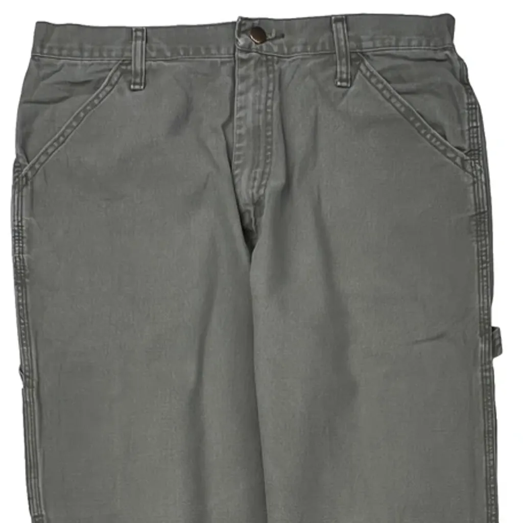 Wrangler Carpenter Pants - 32W 34L Gray Cotton - Image 9
