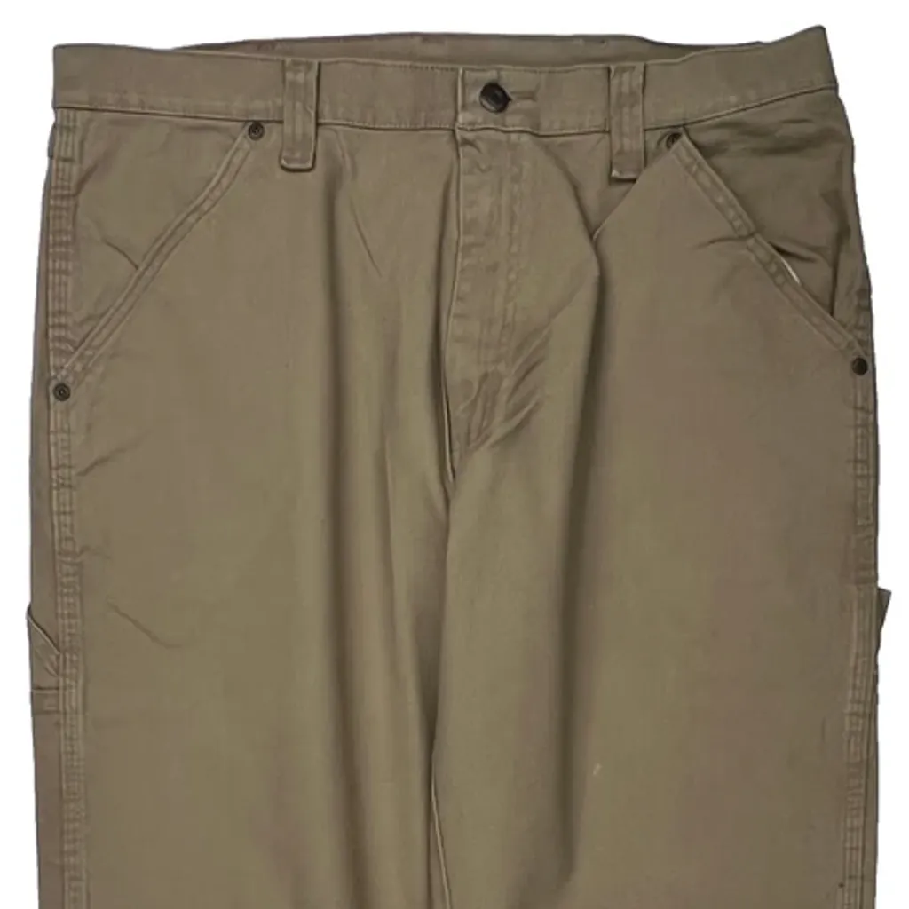 Wrangler Carpenter Pants - 35W 30L Khaki Cotton - Image 9