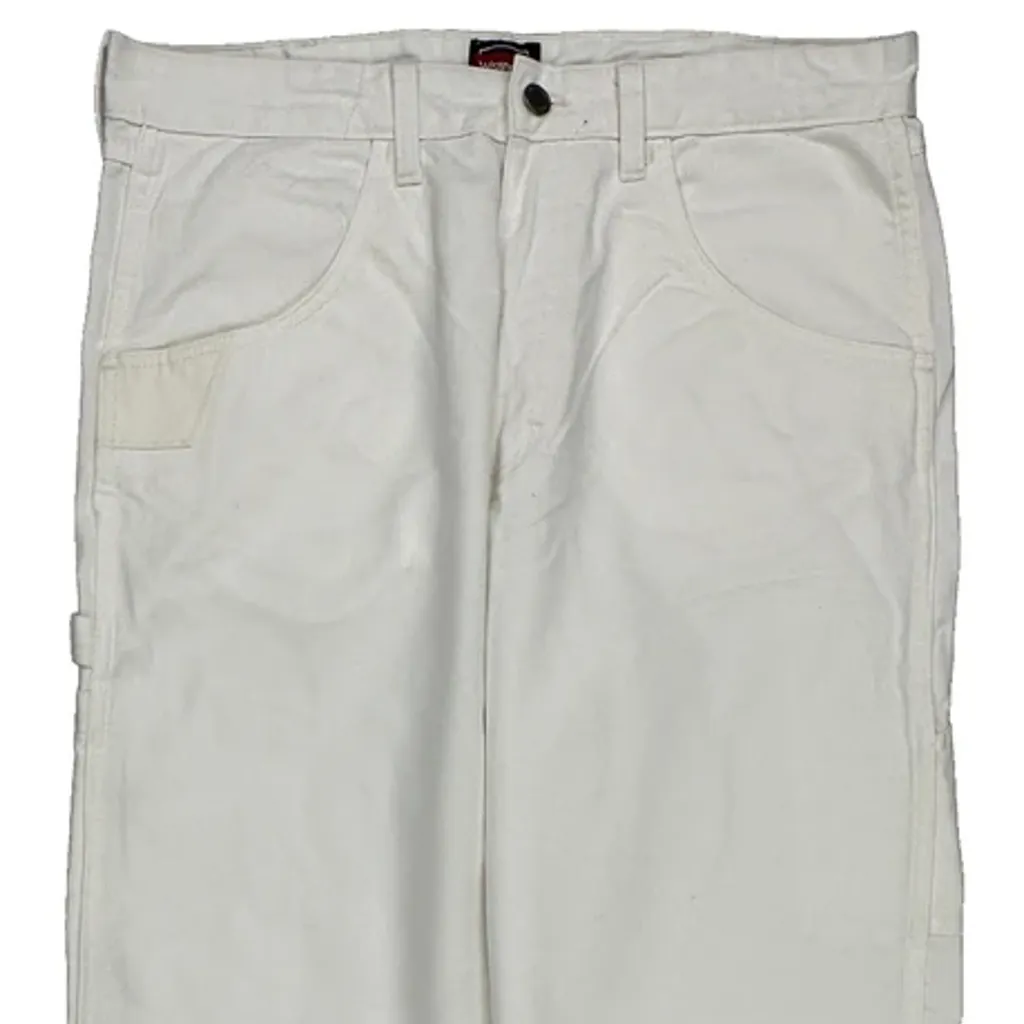 Wrangler Carpenter Pants - 33W 34L White Cotton Blend - Image 9