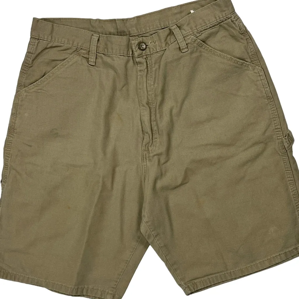 Wrangler Carpenter Shorts - 31W 10L Beige Cotton - Image 10