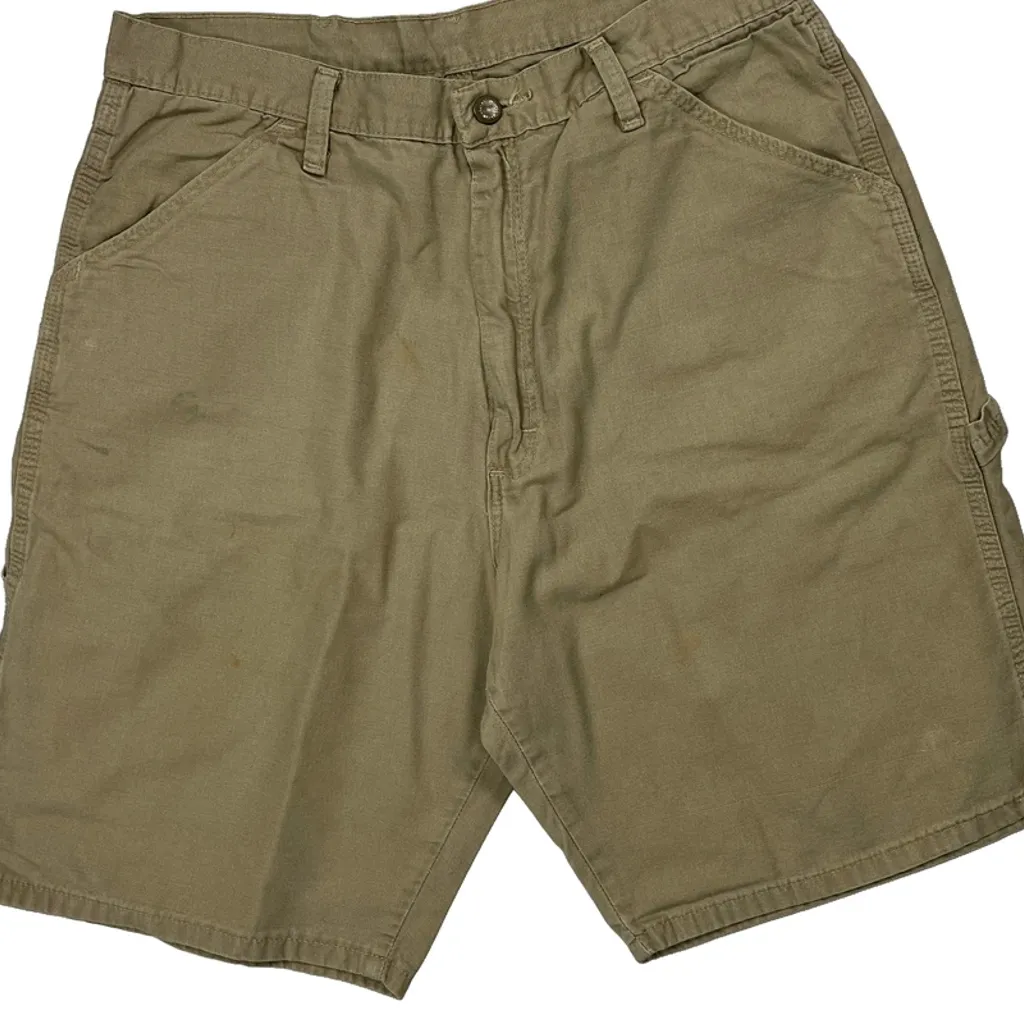 Wrangler Carpenter Shorts - 31W 10L Beige Cotton - Image 9